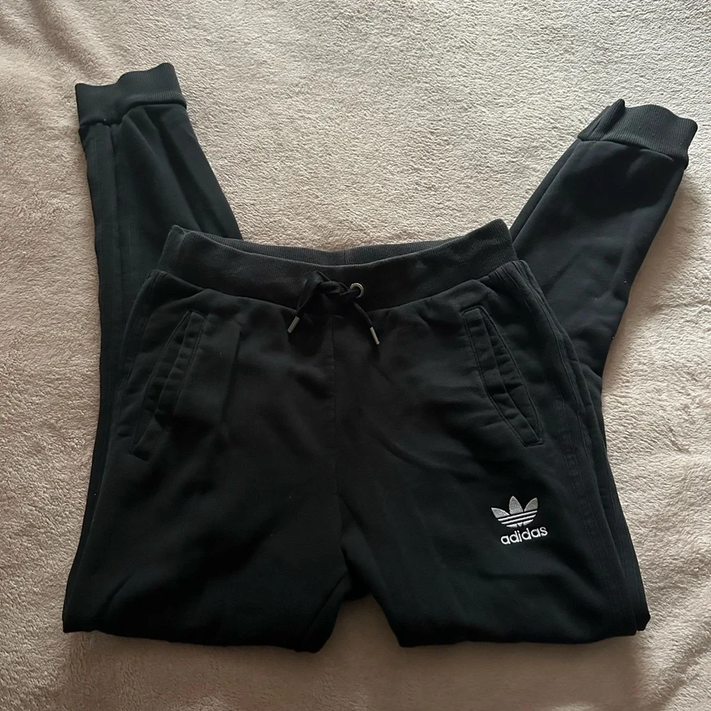 Adidas Three Stripe Sweatpants - Size Small - Picture 2 of 6